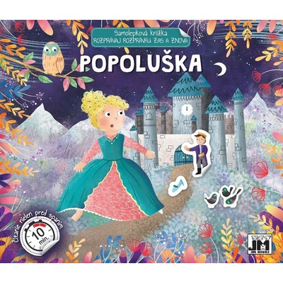 Samolepková knižka „Rozprávaj rozprávku Popoluška“