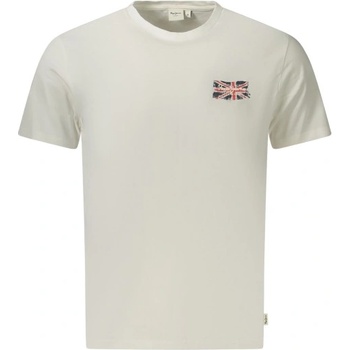 Pepe Jeans Мъжка тениска с къс ръкав pepe jeans, Размер xl, Цвят Бял (pm5010311smallflag_bi800)
