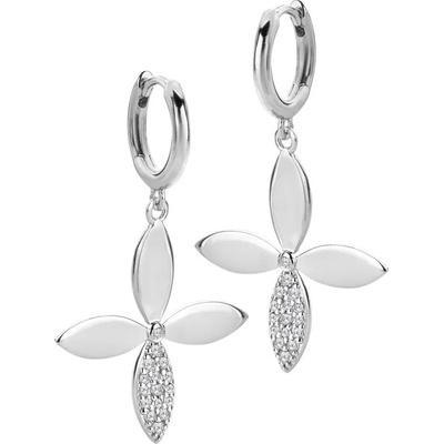 Hot Diamonds Visiace strieborné náušnice Kvetina Eden DE891