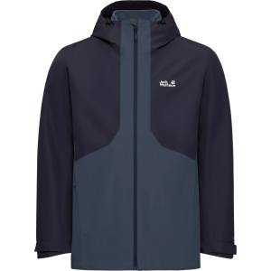 Jack Wolfskin Мъжко 3-в-1 яке Jack Wolfskin Stonetrail 3in1 Jacket 3-in-1 jacket - Midnight Sky - размер XL (004-7742-0214)