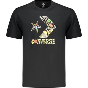 Converse Мъжка тениска с къс ръкав Converse, Размер S, Цвят Черен (CVM6T098_NE001)