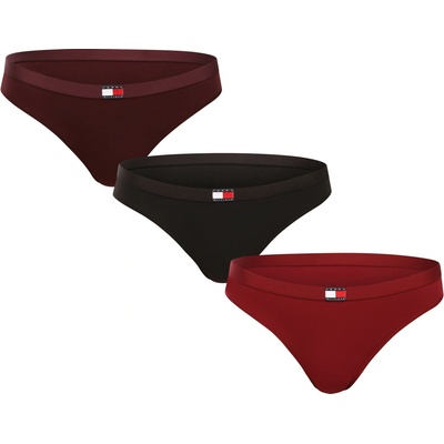 Tommy Hilfiger 3PACK dámske tangá viacfarebná (UW0UW06139 0W6)