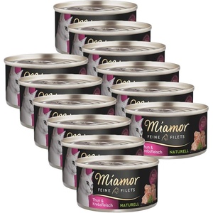 Miamor Feine Filets Naturell тонка риба и рак 12 x 80 г