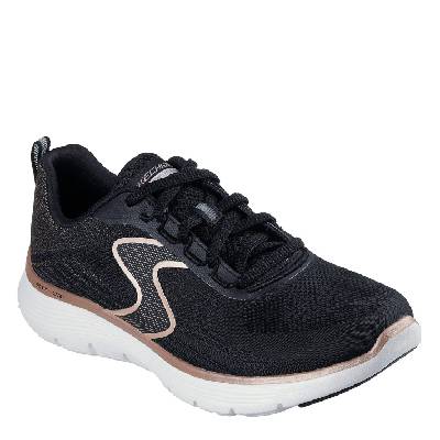 Маратонки Skechers Women's Flex Appeal 5.0 Slip On Trainers - Black/Rose Gold