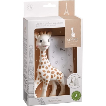 Sophie la Girafe Бебешка играчка Sophie la Girafe - Софи, 18 cm, с торбичка за съхранение (S616401)
