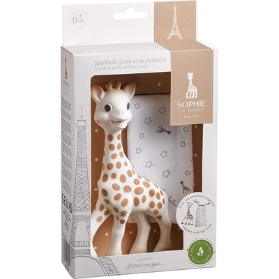 Sophie la Girafe Бебешка играчка Sophie la Girafe - Софи, 18 cm, с торбичка за съхранение (S616401)