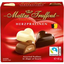 Maitre Truffout Mini pralinky - srdce 45g