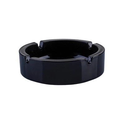 Uniglass Popelník sklo ¤14cm černý NG – Zboží Dáma