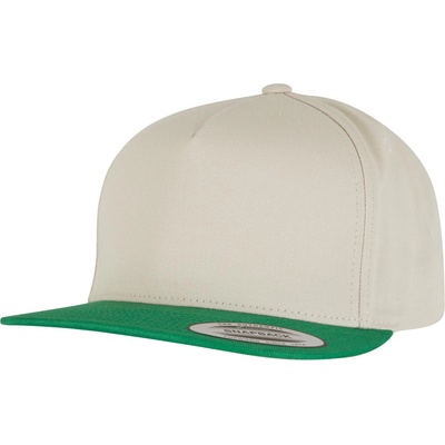 Urban Classics Шапка с козирка Classic 5 Panel Snapback beige/green one sizeUB-6007-16536 - Черен, размер one size
