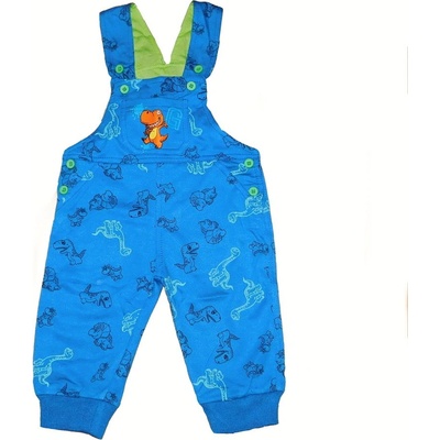 Kugo Chlapecké laclové tepláky MT0549 modrá