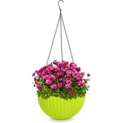 Lechuza Samozavlažovací kvetináč Classico Color plast 21 x 20 cm tm.sivý