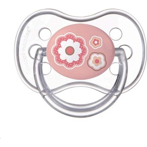 Canpol babies Силиконова залъгалка Canpol - Newborn Baby, 0-6 m, Розова (22/562_pin)