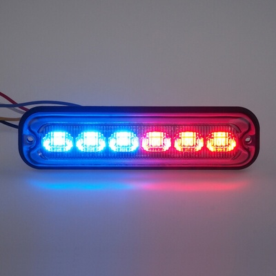 Predator 6x4W LED, 12 - 24V, červeno-modrý ECE R10, br006RB