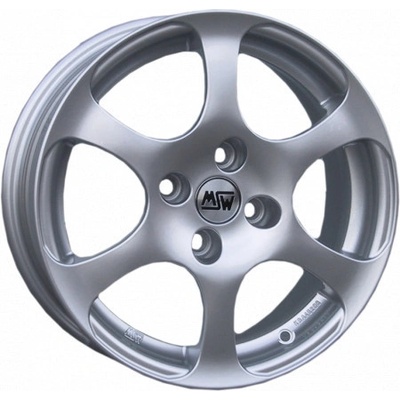 MSW Mugello 7,5x16 5x100 ET35 race silver