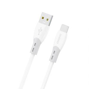 Dudao L25ST 5 A USB-A - USB-C кабел с мека силиконова оплетка 1 м - бя (L25ST)