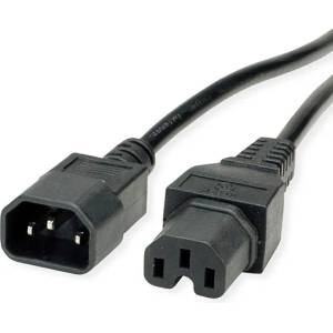 Roline Power cable C14 to C15 extension, 0.5m, 19.99. 1120 (19.99.1120)
