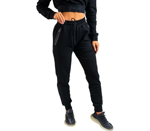 Strix dámske tepláky essential black