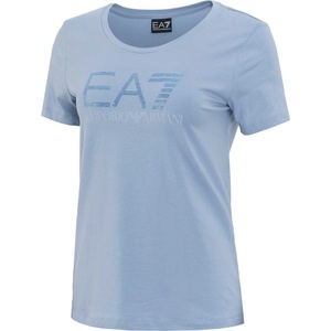 EA7 Emporio Armani Тениска train logo series w tee ss rn fancy strass (7w000536-u9309)