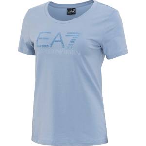 EA7 Emporio Armani Тениска train logo series w tee ss rn fancy strass