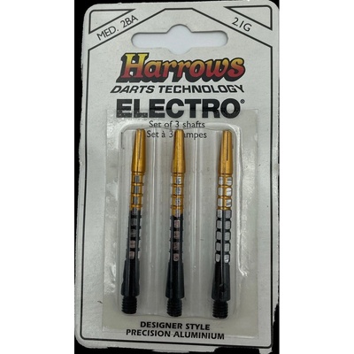 Harrows Electro zlaté, hliníkové, dlouhé 47mm – Zboží Mobilmania