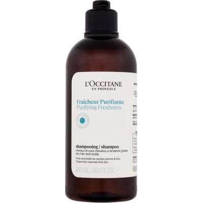 L'Occitane Purifying Freshness Shampoo 300 ml освежаващ шампоан за мазна коса и скалп унисекс