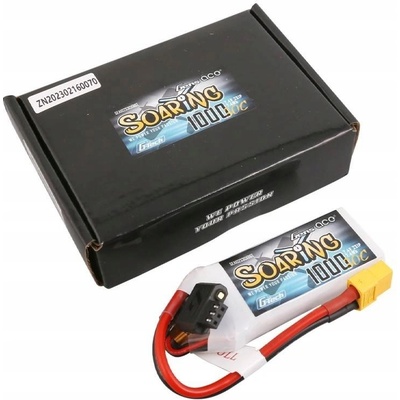 Gens Ace Baterie G-Tech Soaring 1000mAh 7,4V 30C 2S1P XT60