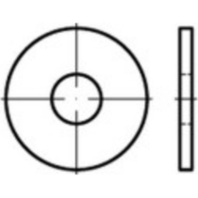 podložka 6.4 mm 18 mm ocel pozinkované žiarom 2500 ks TOOLCRAFT 147997