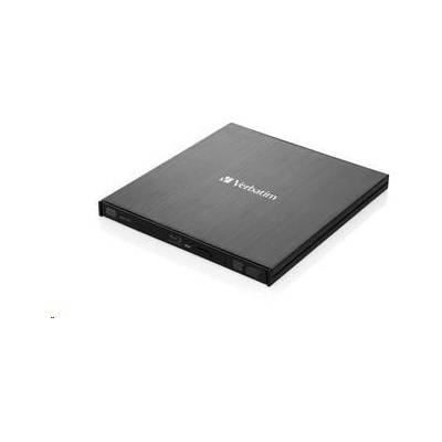 Verbatim externí mechanika Slimline Blu-ray Rewriter USB 3.0 Zdarma BR Disc 25GB (CD DVD BD Mdisc) +NERO (43890)
