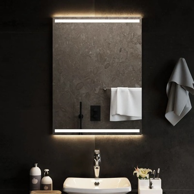 vidaXL LED огледало за баня, 60x80 см (3154066)