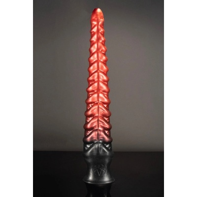 Twisted Beast Asmodeus Inferno Large prémiové silikonové dildo s Vac U Lock 62 x 4,8 - 11,5 cm