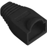 Lanberg Накрайници за RJ-45 конектори Lanberg Strain Relief, черни, 100 бр (PLB-1000-BK)