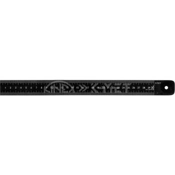 K-MET Тънка стоманена линийка с черно покритие K-MET 1023-02-015 - 150x30x1 мм, Клас 1 (1023-02-015)