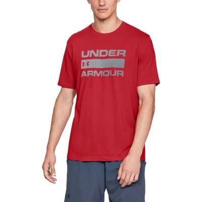 Under Armour Тениска Under Armour UA TEAM ISSUE WORDMARK SS Червен Velikost S/M