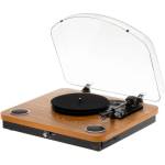 Adler Грамофон с вградени говорители Adler AD 1914, Полуавтоматичен, 7"/10"/12", 45 RPM адаптер, RCA, Bluetooth 5.4, USB Запис, Дърво/Черен (9999AD1914)