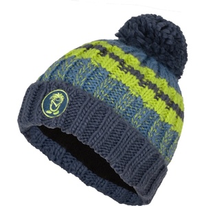 Trollkids Детска зимна шапка (beanie) Trollkids Kid's Troll Bobble Cap Beanie - Glow Green / Mystic Blue / Nordic Blue - размер 52-56 cm (204-6688-1312)