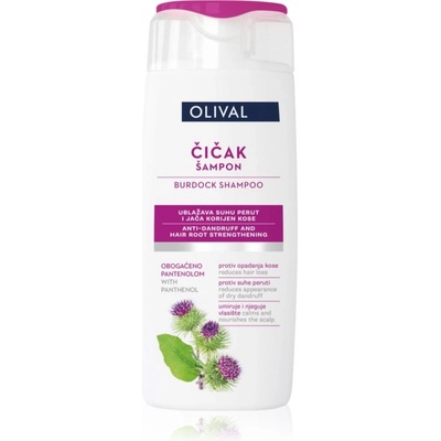 Olival Treatment Burdock šampon pro suché a poškozené vlasy 250 ml