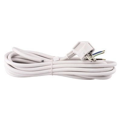 Napájecí kabel Emos Flexo 3x1,5-H05VV-F 5m bíla