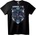 NOONEBRAND Тениска Ненаситен скелет - S, Black