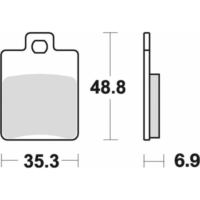 Braking brzdové destičky (semi-metalická směs SM1) (2ks) M501-157