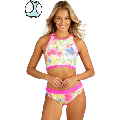 Litex Plavkový sportovní top bez výztuže 6E340