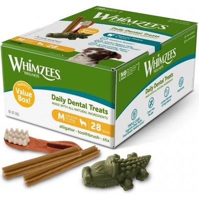 WHIMZEES Mix Box дентални лакомства M, 28 бр