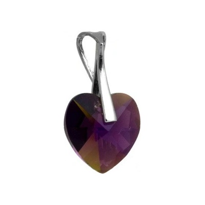 iŠperky Strieborný prívesok srdiečko Swarovski ID|108387