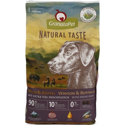 GranataPet Natural Taste se zvěřinou a buvolem 2 x 12 kg