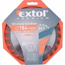 EXTOL PREMIUM pilový kotouč s SK plátky, 184x2,2x30mm, 24T, šířka SK plátků 3,2mm