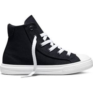 Converse Маратонки Converse Kids' Canvas High-Top Trainers - Black/White - sportihobi - 115,37 лв