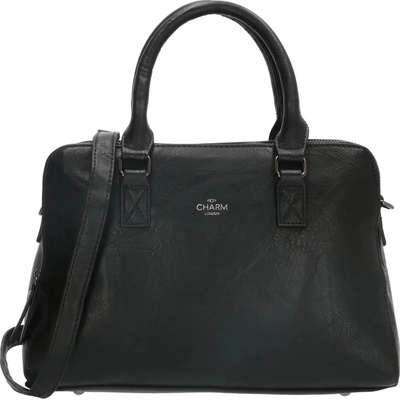 Charm London Černá elegantní shopper kabelka „Chelsea“