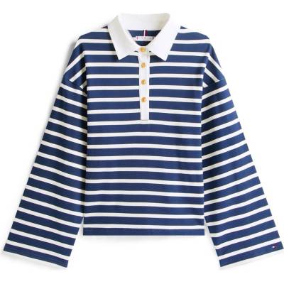 Tommy Hilfiger Блуза Tommy Hilfiger Women's Gold Button Crew Sweatshirt - Dark Nigh Navy