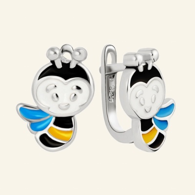 SilveAmo stříbrné Včelka CK2897