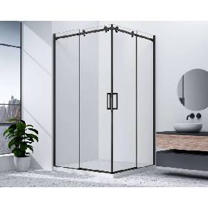 SAPHO Dragon - Душ кабина 100x100 см, черно/прозрачно стъкло GD4210B-01 (GD4210B-01)