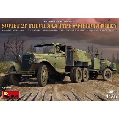 MiniArt Soviet 2 t Truck AAA Type w/Field Kitchen 1:35